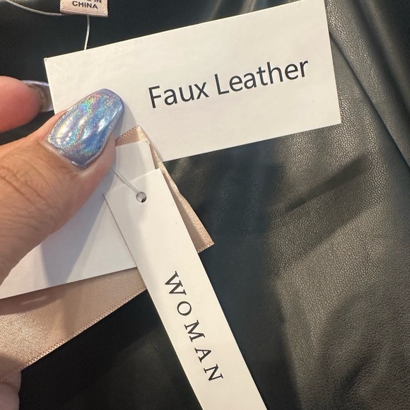 Philosophy Faux Leather Women’s Pants plus size 3X Matrix vibes mob wives - Picture 4 of 9